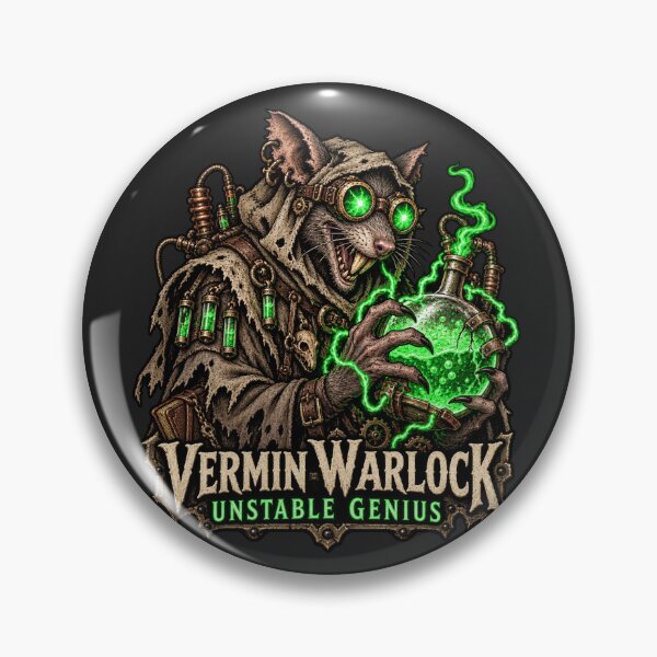 Item preview, Vermin Warlock – Unstable Genius designed and sold by WUSCHELWORKS.