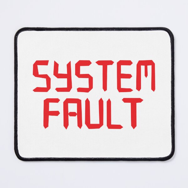 Item preview, Red Retro Digital System Fault Warning designed and sold by nvrprooo.