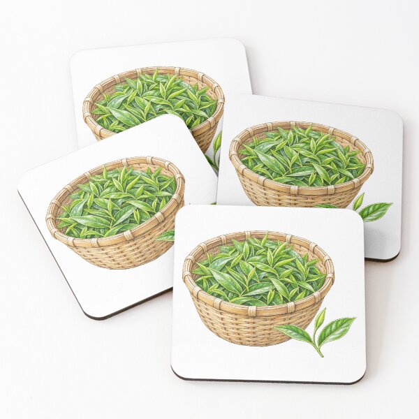 Item preview, Western Rwanda Tea Basket Digital Watercolour designed and sold by FurusatoGallery.
