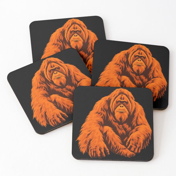 Item preview, Orangutan Portrait Wildlife Design designed and sold by redsharkuk.