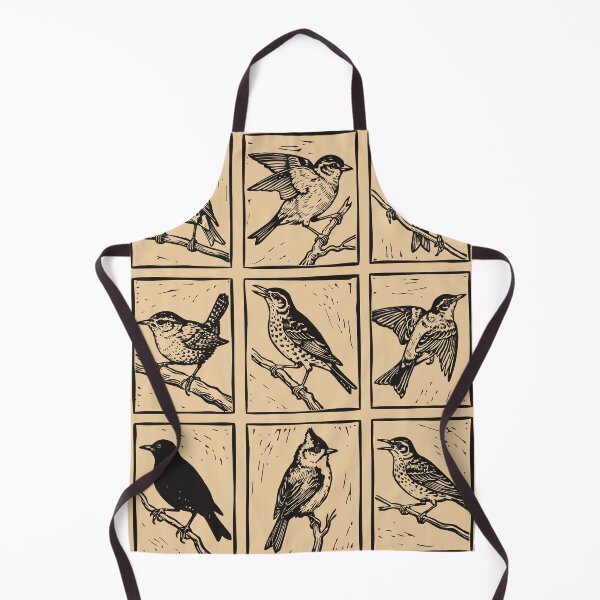 Item preview, Vintage Birds Set Linocut Bird Lover Ornithology designed and sold by Y-Vibes.