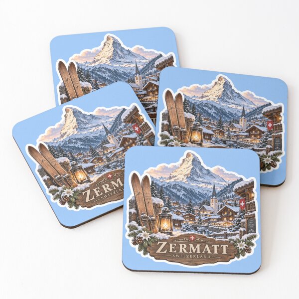 Item preview, Zermatt Switzerland Winter Travel designed and sold by GusiaTreasures.