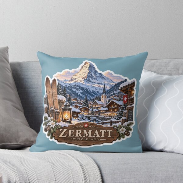 Item preview, Zermatt Switzerland Winter Travel designed and sold by GusiaTreasures.