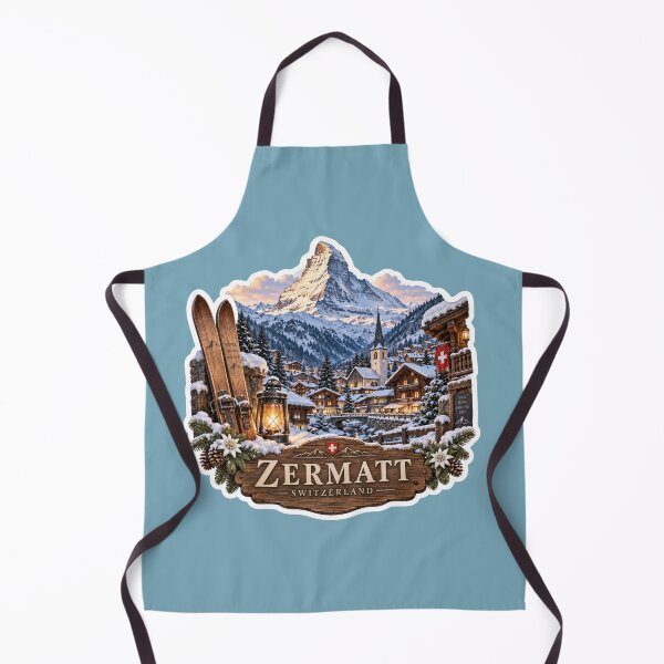 Item preview, Zermatt Switzerland Winter Travel designed and sold by GusiaTreasures.