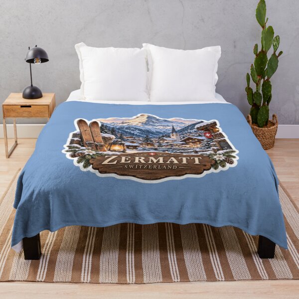 Item preview, Zermatt Switzerland Winter Travel designed and sold by GusiaTreasures.