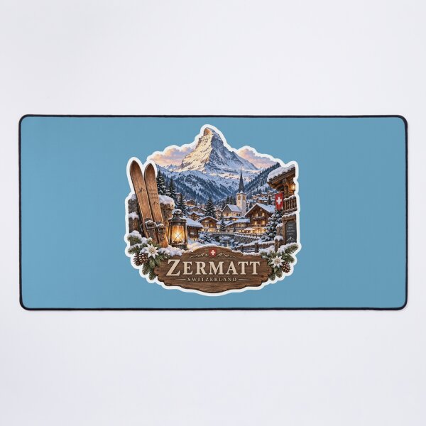 Item preview, Zermatt Switzerland Winter Travel designed and sold by GusiaTreasures.