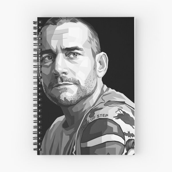 Artikelvorschau, Cm Punk Graustufen entworfen und verkauft von gosipli438.