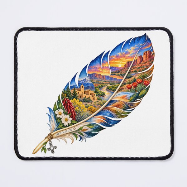 Item preview, New Mexico Enchanted Feather designed and sold by Whimspired By Paxx.