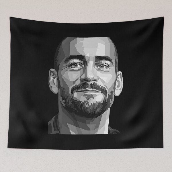Item preview, Cm punk grayscale designed and sold by gosipli438.