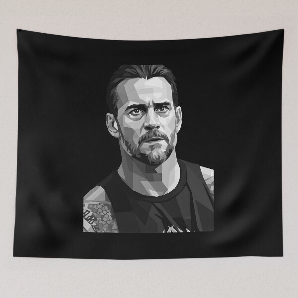 Item preview, Cm punk grayscale designed and sold by gosipli438.