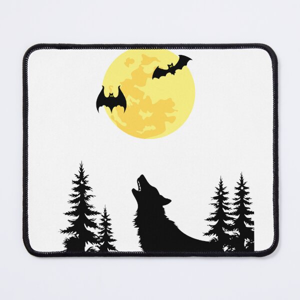 Item preview, Wolf howling at full Moon designed and sold by Mitti Di Khushboo.