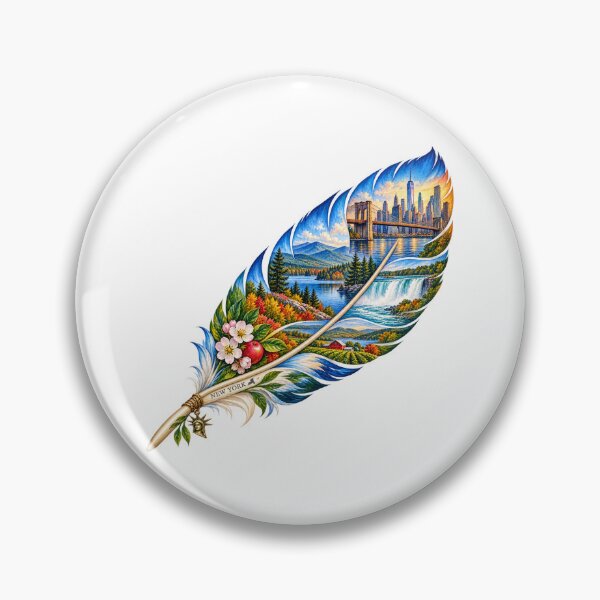 Item preview, New York Empire Feather designed and sold by Whimspired By Paxx.
