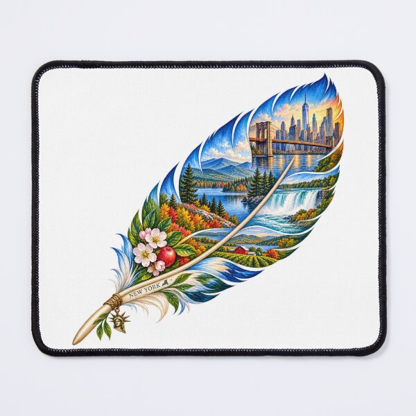 Item preview, New York Empire Feather designed and sold by Whimspired By Paxx.