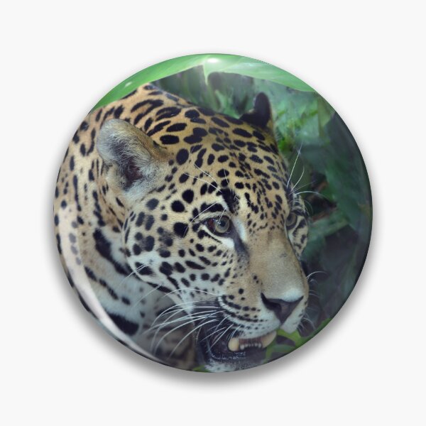 Item preview, Jaguar in Lush Greenery designed and sold by Savannah Gibbs.