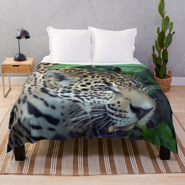 Item preview, Jaguar in Lush Greenery designed and sold by Savannah Gibbs.