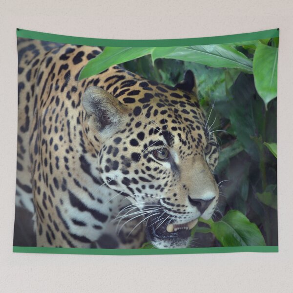 Item preview, Jaguar in Lush Greenery designed and sold by Savannah Gibbs.
