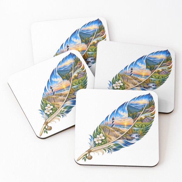 Item preview, North Carolina Coast to Mountains Feather designed and sold by Whimspired By Paxx.