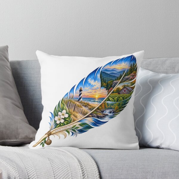 Item preview, North Carolina Coast to Mountains Feather designed and sold by Whimspired By Paxx.
