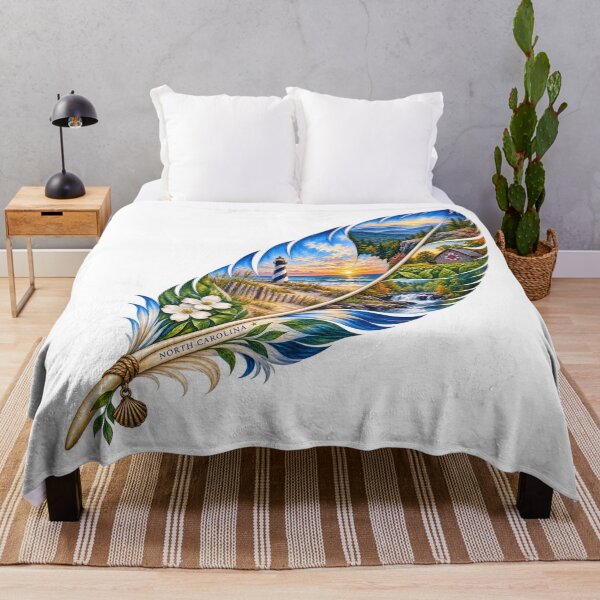 Item preview, North Carolina Coast to Mountains Feather designed and sold by Whimspired By Paxx.