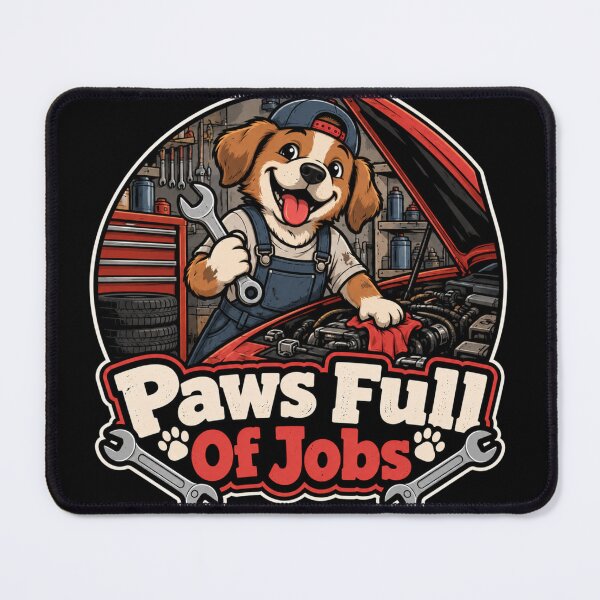 Item preview, Paws full of jobs designed and sold by Konvero.