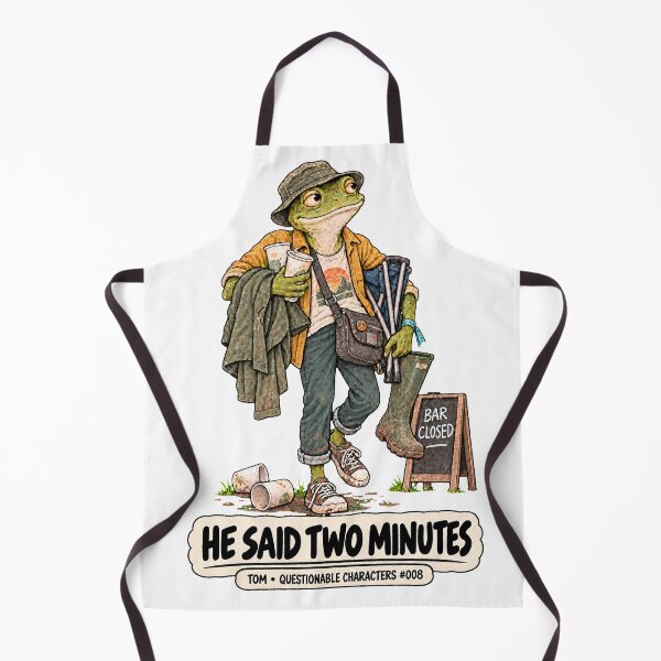 Item preview, Funny Festival Frog: He Said Two Minutes designed and sold by BotherBox.