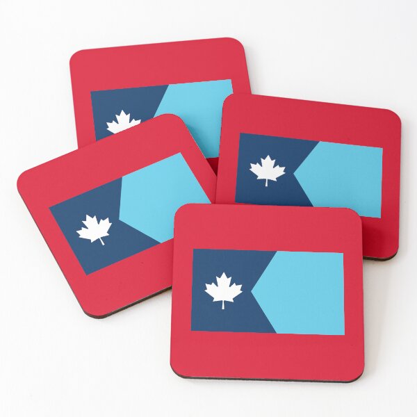 Item preview, North Minnesota (Canada Maple Leaf) Flag designed and sold by Karate Octopus.