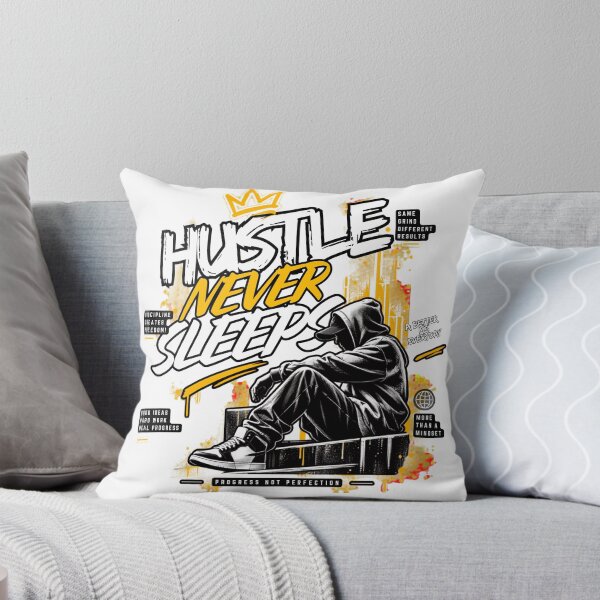 Item preview, Hustle Never Sleeps ⭐️⭐️⭐️⭐️⭐️ designed and sold by HT-Creative.