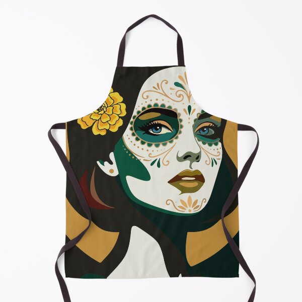 Item preview, Catrina Flat Color Art | Day of the Dead Mexican Sugar Skull designed and sold by  Ojo de Lilith.