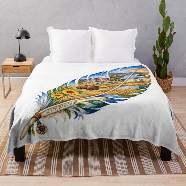 Item preview, North Dakota Prairie Feather designed and sold by Whimspired By Paxx.