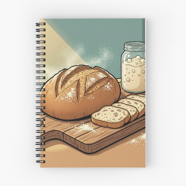 Item preview, Sourdough Bread 3D Comic T-Shirt designed and sold by DIUMERI.