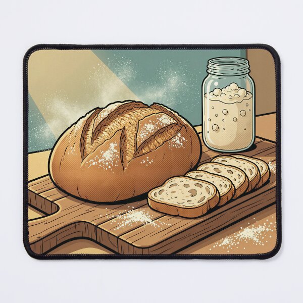 Item preview, Sourdough Bread 3D Comic T-Shirt designed and sold by DIUMERI.
