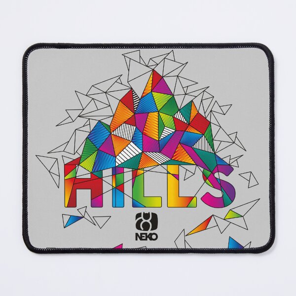 Item preview, Colorful Geometric Hills – Abstract Polygon Mountain Art designed and sold by MyNeko.