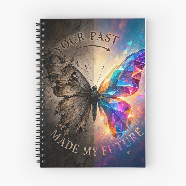 Item preview, Your Past Made My Future – Butterfly Transformation, Inspirational Quote Art designed and sold by Jandedan.