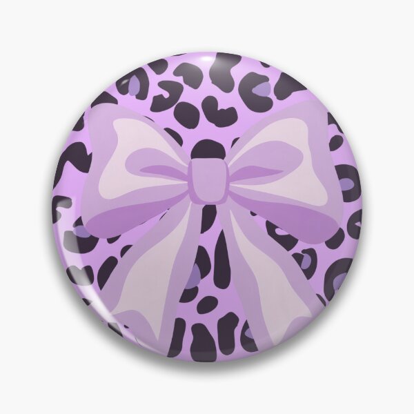 Item preview, Cute Lavender Purple Coquette Bow Leopard Print Aesthetic Pattern designed and sold by MayoshaVibes.