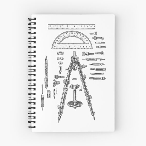 Item preview, Copy of  Architect Drafting Tools Blueprint - Engineering Schematic Art designed and sold by The Blueprint Archive.