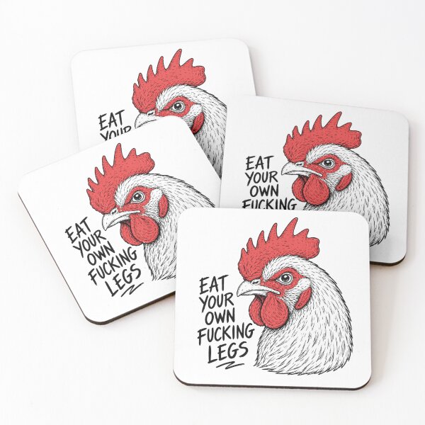 Item preview, Eat Your Own Fucking Legs Vegan Chicken Animal Welfare Animal Rights Veganism Go Vegan designed and sold by Annika Shurafa.