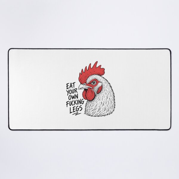 Item preview, Eat Your Own Fucking Legs Vegan Chicken Animal Welfare Animal Rights Veganism Go Vegan designed and sold by Annika Shurafa.