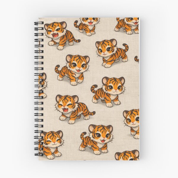 Item preview, Cute Baby Tigers Pattern - Adorable Kawaii Tiger Cubs Seamless  designed and sold by LC&LCPlatform.