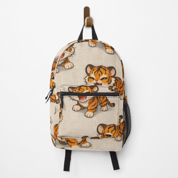 Item preview, Cute Baby Tigers Pattern - Adorable Kawaii Tiger Cubs Seamless designed and sold by LC&LCPlatform.