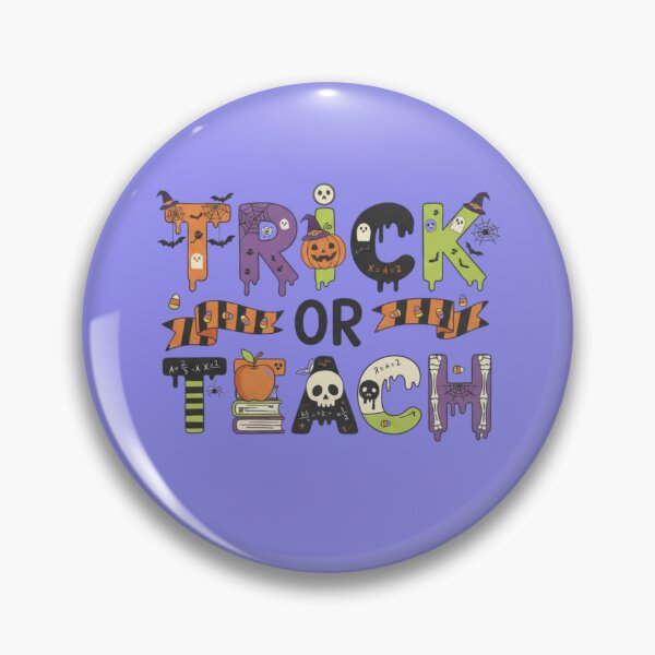 Item preview, Trick Or Teach Math Teacher Classroom Graphic designed and sold by Exquisite Design Studio „Paculówka”.