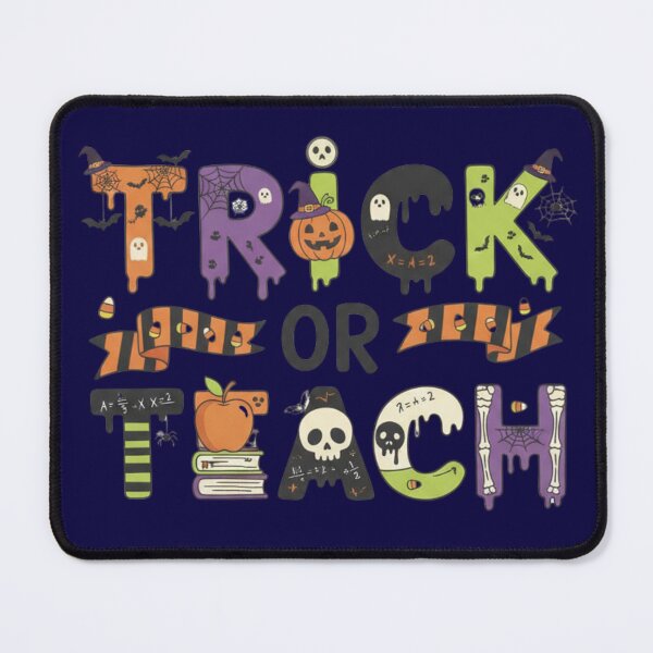Item preview, Trick Or Teach Math Teacher Classroom Graphic designed and sold by Exquisite Design Studio „Paculówka”.