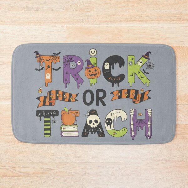 Item preview, Trick Or Teach Math Teacher Classroom Graphic designed and sold by Exquisite Design Studio „Paculówka”.
