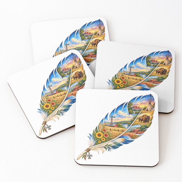 Item preview, Oklahoma Prairie Feather designed and sold by Whimspired By Paxx.