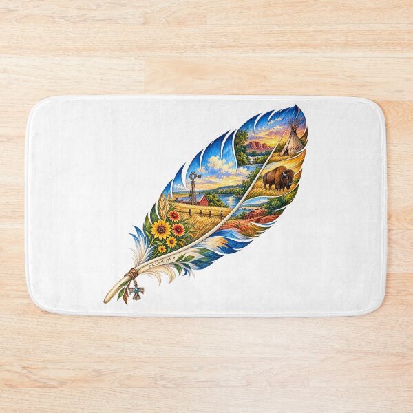 Item preview, Oklahoma Prairie Feather designed and sold by Whimspired By Paxx.