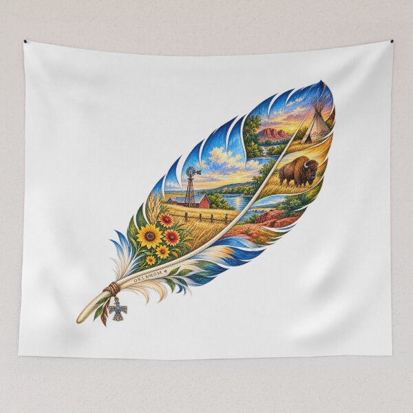 Item preview, Oklahoma Prairie Feather designed and sold by Whimspired By Paxx.