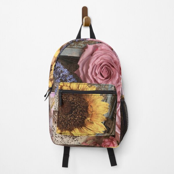 Item preview, Colorful collage with roses and butterflies designed and sold by dcrc.