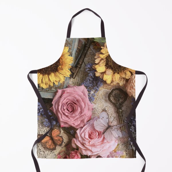 Item preview, Colorful collage with roses and butterflies designed and sold by dcrc.