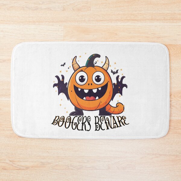 Item preview, Halloween Cartoon illustrtion Boogers Beware silly Jack-o-lantern designed and sold by Art-Horizon.