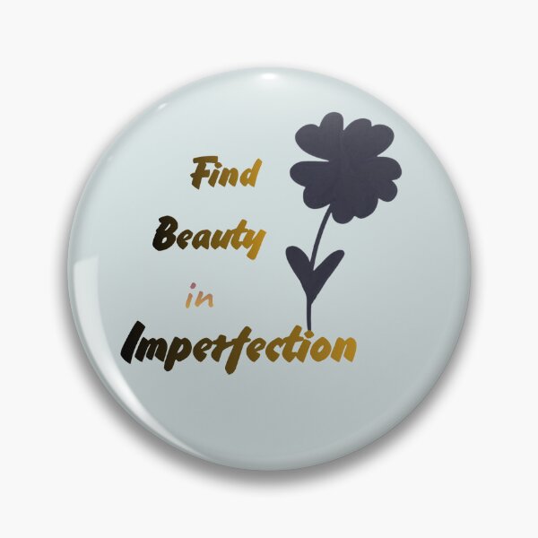 Item preview, Find Beauty In Imperfection - Grey and Golden Color designed and sold by Julia N.