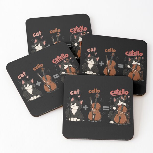 Item preview, Cat + cello = catello designed and sold by Konvero.